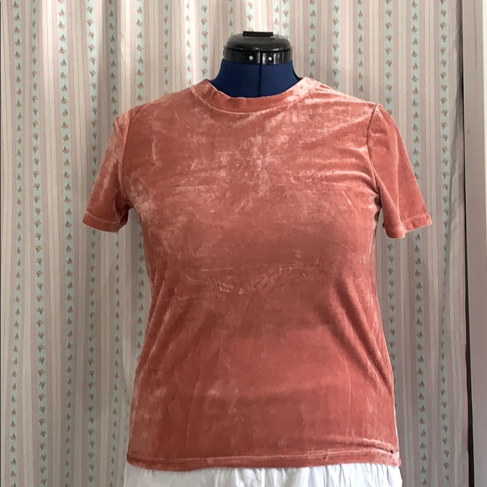 Peach Velvet Volcom T-shirt